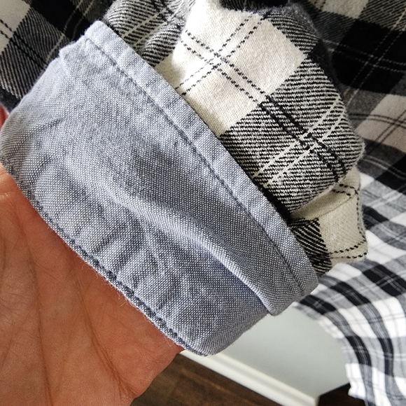 Landsend Plaid Shirt/Tunic - Picture 6 of 9